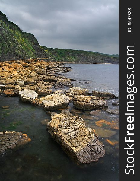 Rocks, textures and colors at Kimmeridge Bay. Rocks, textures and colors at Kimmeridge Bay