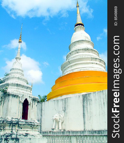 Wat Phra Singh in Thai city of Chiang Mai