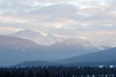 Sunrise In Canadian Rockies Stock Photo Sunrise In Canadian Rockies Stock Photo