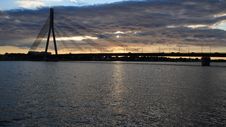 Riga Bridge Stock Photography Riga Bridge Stock Photography