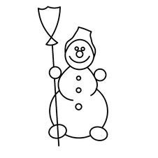 Snowman Royalty Free Stock Image Snowman Royalty Free Stock Image