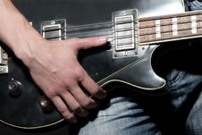 Vintage Bass Guitar Royalty Free Stock Images Vintage Bass Guitar Royalty Free Stock Images
