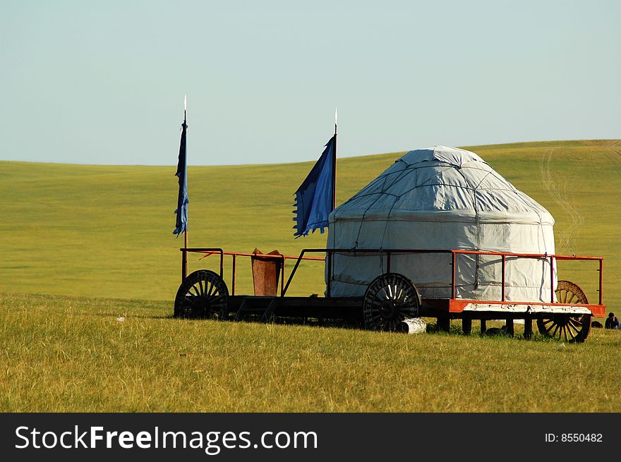 House which Chinese the Mongols inhabits --Yurt