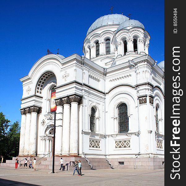 Church of Archangel Michael (Garrison church) in Kaunas. Church of Archangel Michael (Garrison church) in Kaunas