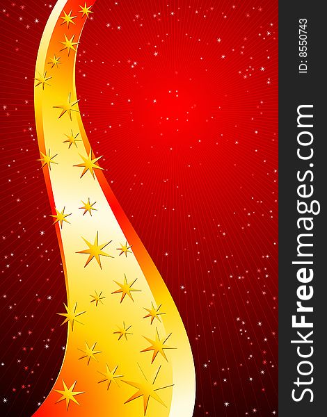 Vector illustration of Stars Background