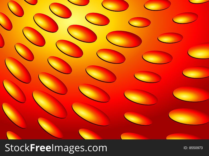 Vector illustration of Abstract Fire