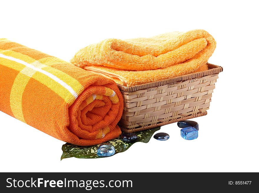 Towels With Wonderful Stones.