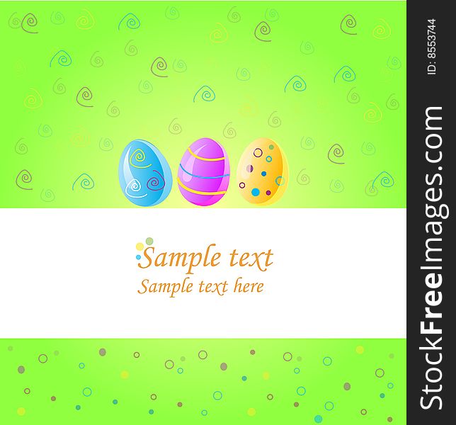 Easter card for your text