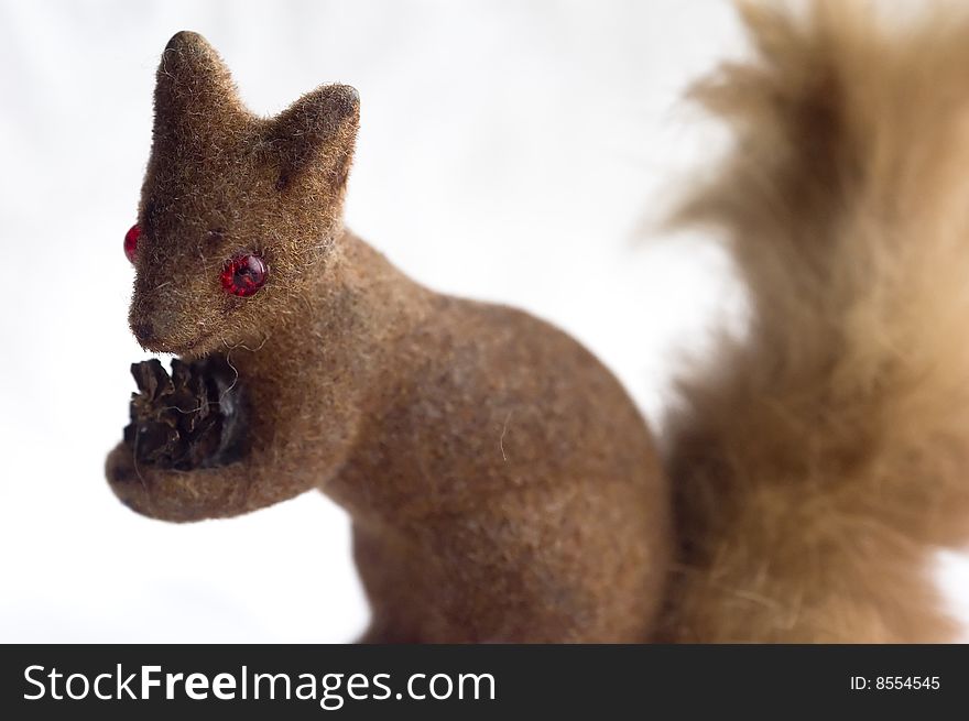 Squirrel with nut