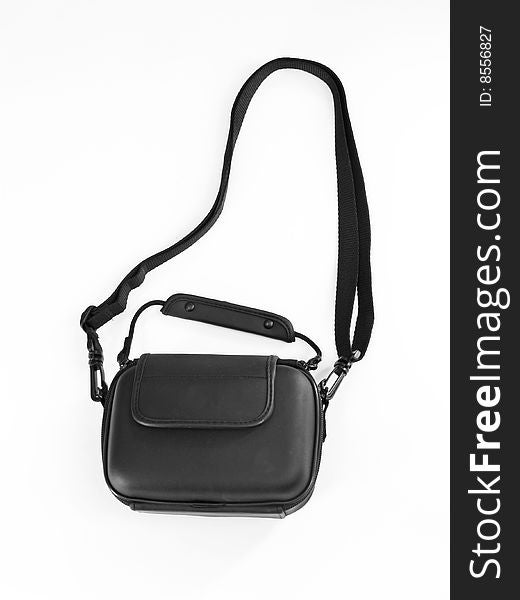 Mini black bag for photocamera