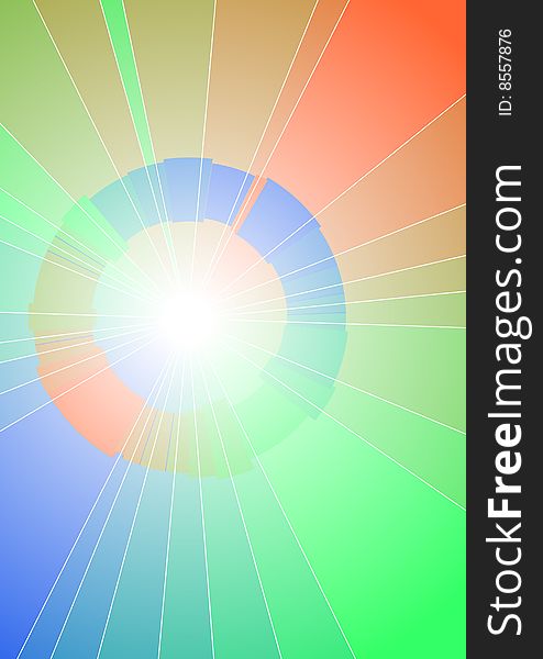 Color prism for your background. Color prism for your background