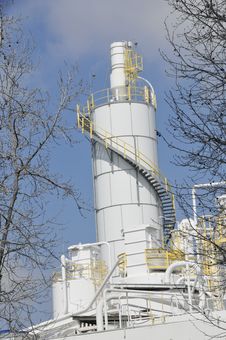Industrial Tower Royalty Free Stock Photography Industrial Tower Royalty Free Stock Photography