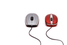 Two Computer Mouses Stock Images Two Computer Mouses Stock Images