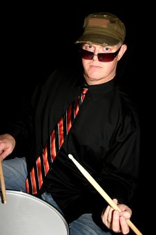 Drummer Royalty Free Stock Photo