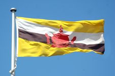 Flag Of Brunei Royalty Free Stock Photography Flag Of Brunei Royalty Free Stock Photography