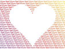 Heart Shaped Words I Love You Stock Photography Heart Shaped Words I Love You Stock Photography