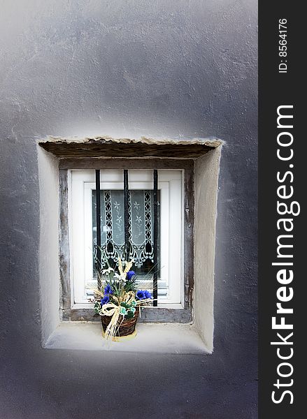 Window of an old house in Italy. Window of an old house in Italy