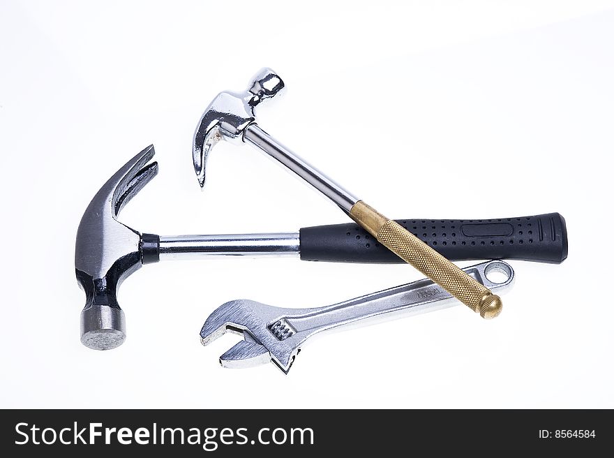 Work Tools  isolated on white background