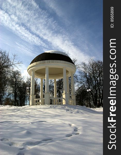 Summerhouse In Winter