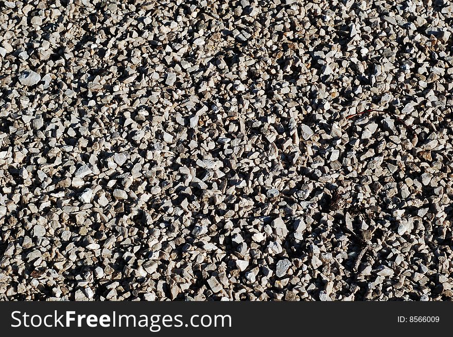 Structure of small soft fine crushed rock. Structure of small soft fine crushed rock