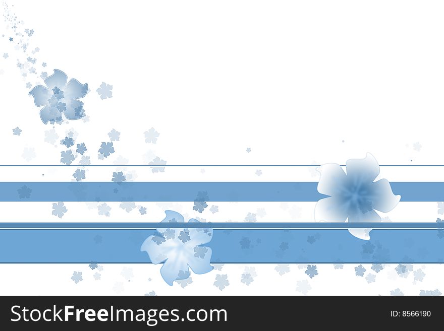 The Abstract background with flower and line. The Abstract background with flower and line.
