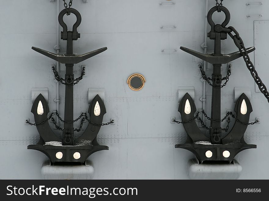 Anchors of cruiser Aurora