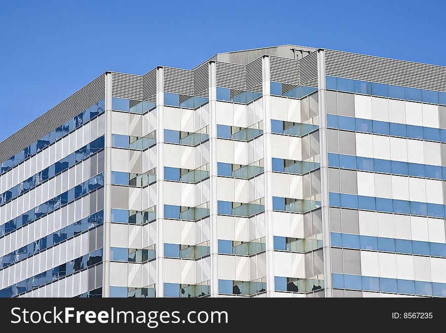 Abstract angles modern of office buildings. Abstract angles modern of office buildings