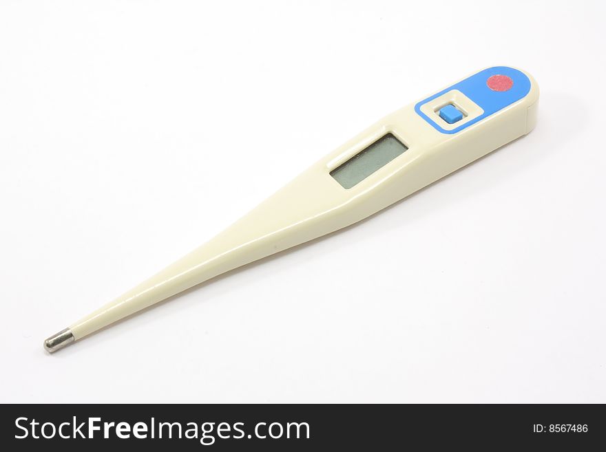 Digital Thermometer isolated on white background. Digital Thermometer isolated on white background.