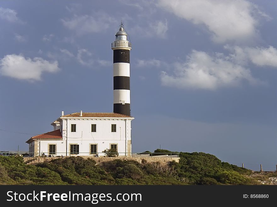Porto Colom Lighthouse in Majorca (Spain). Porto Colom Lighthouse in Majorca (Spain)