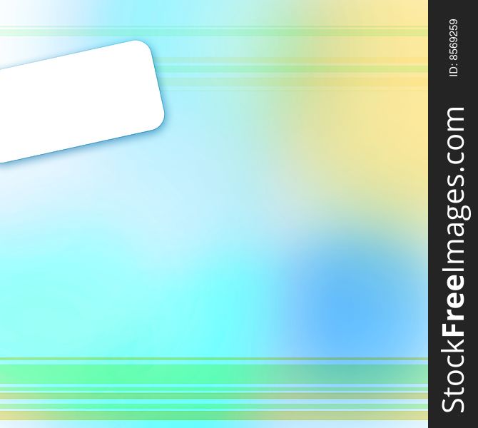 Computer generated abstract background with blank square. Computer generated abstract background with blank square.