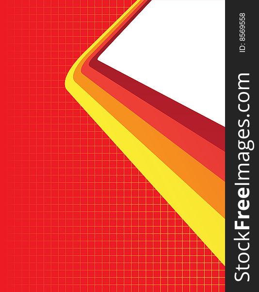 Red abstract background with place for text