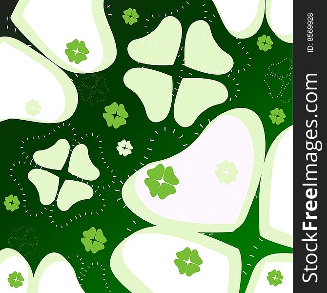 Abstract flower pattern - Objects Grouped separately in included EPS  format