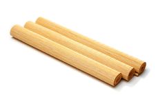 Bamboo Stick Sushi Pads Stock Photos