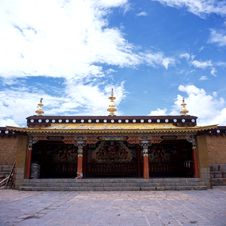 Ganden Sumtseling Monastery Stock Images Ganden Sumtseling Monastery Stock Images
