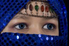 Blue Eyes Orient Stock Images
