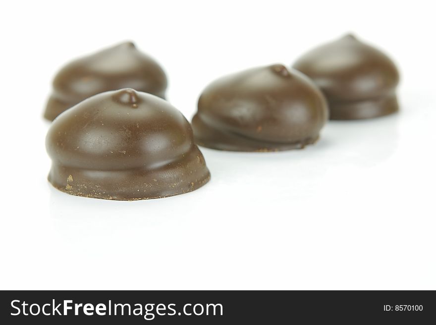 Marshmallow Biscuits isolated against a white background