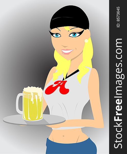 Girl With Beer