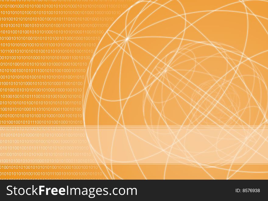 Abstract background with copy space on an orange. Abstract background with copy space on an orange