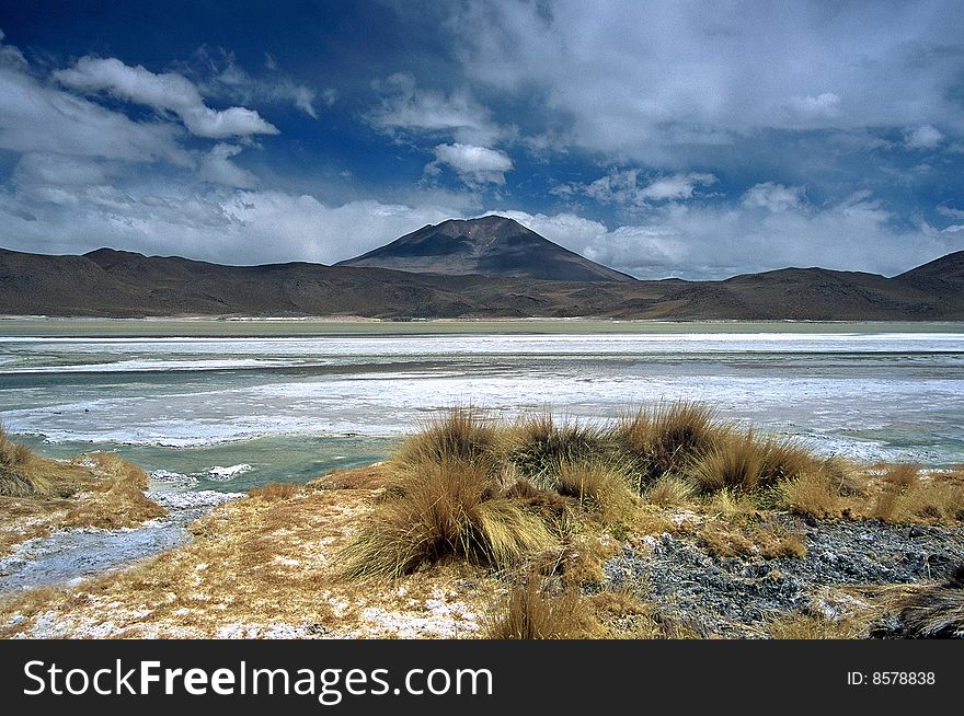 Salt Lake in Bolivia,Bolivia