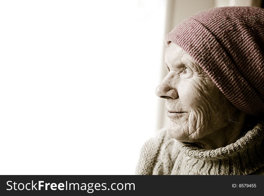 Great Grandmother.Woman in her eighties. Great Grandmother.Woman in her eighties