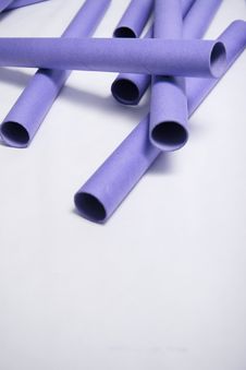 Empty Plotter Rolls Royalty Free Stock Photography Empty Plotter Rolls Royalty Free Stock Photography