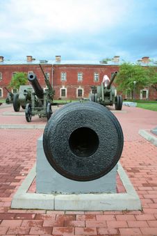 Old Russian Cannon Stock Photography