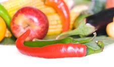 Vegetables & Fruits Isolated Royalty Free Stock Images Vegetables & Fruits Isolated Royalty Free Stock Images