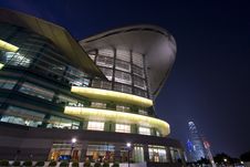 Hong Kong Convention And Exhibition Centre Royalty Free Stock Photo