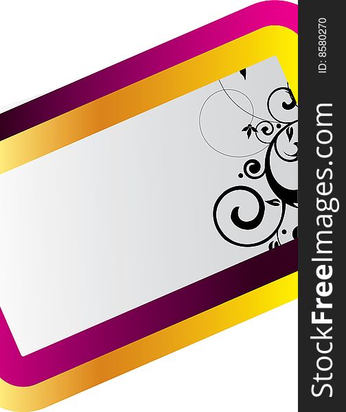 Modern decorative background and colorful frame,vector. Modern decorative background and colorful frame,vector