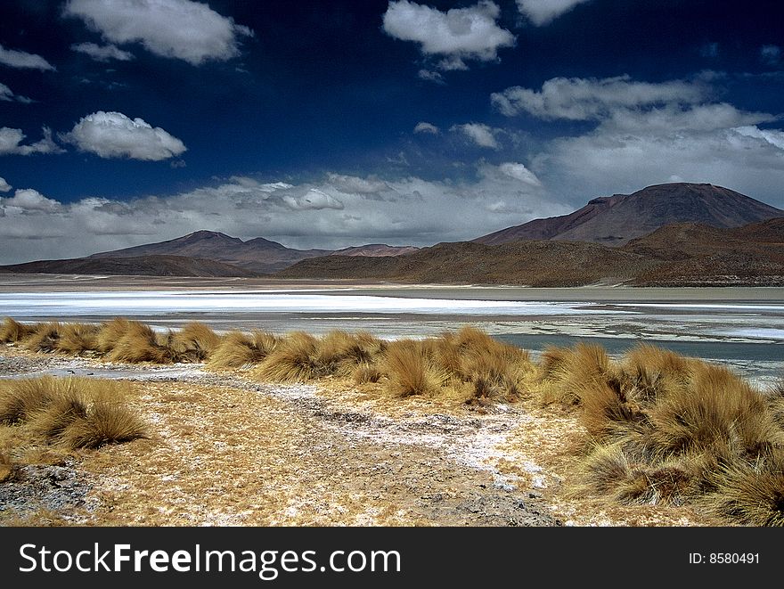 Salt Lake in Bolivia,Bolivia