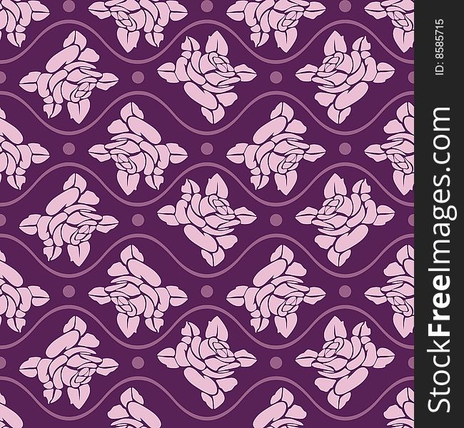 Seamless Pattern – Roses