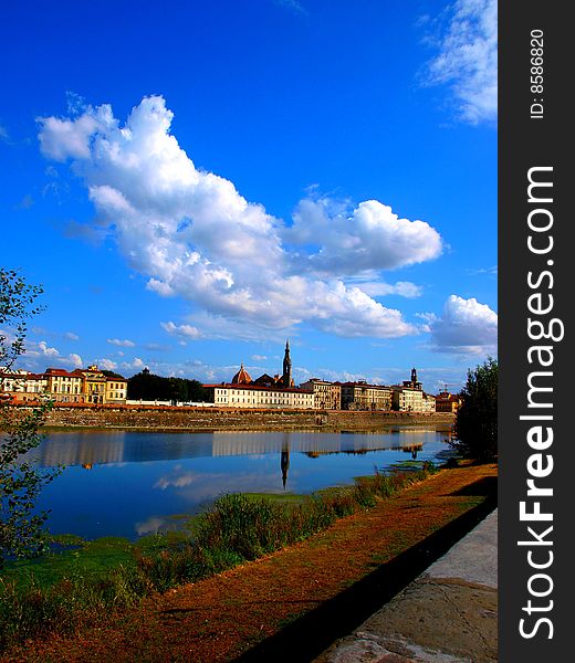 Landscape Of Arno River