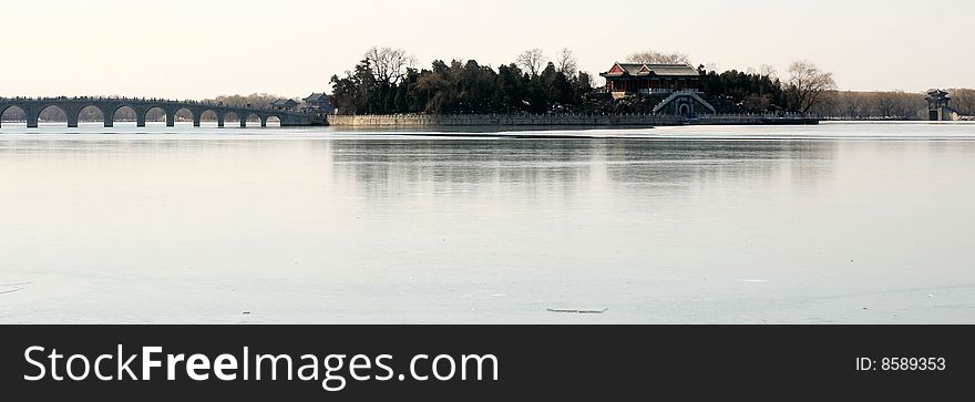 The picture was taken in late winter at Summer palace, beijing, P.R. China