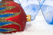 Red Christmas Ball Royalty Free Stock Photography Red Christmas Ball Royalty Free Stock Photography